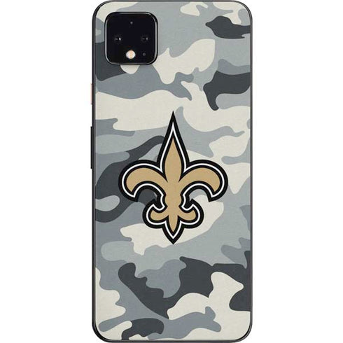 NFL New Orleans Saints Camo Google Pixel 4 XL Skin
